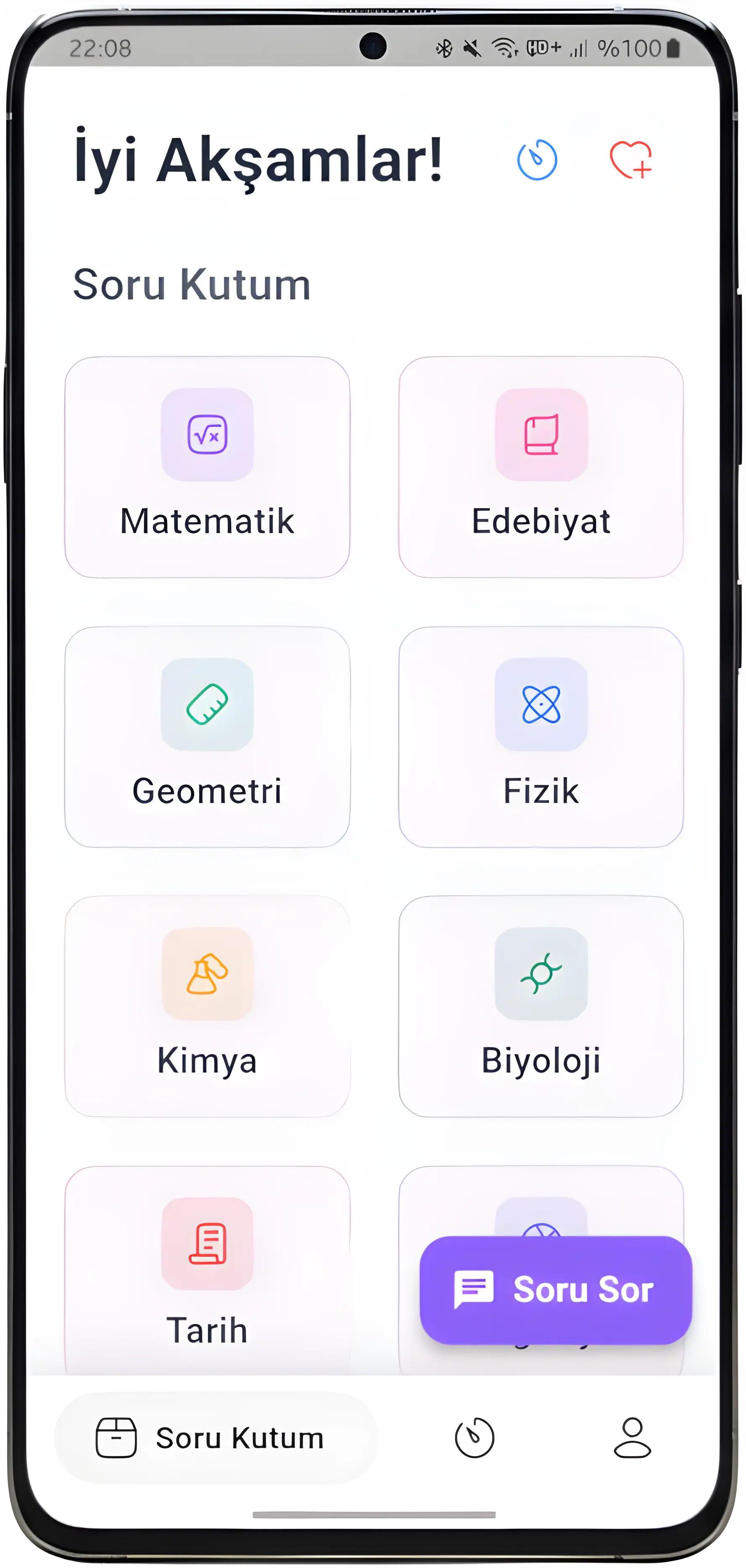 Çöz Bunu Uygulaması Ekran Görüntüsü - Ders Çalışmayı Kolaylaştıran Yapay Zeka Destekli Uygulama